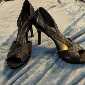 Fioni Night Black Heels